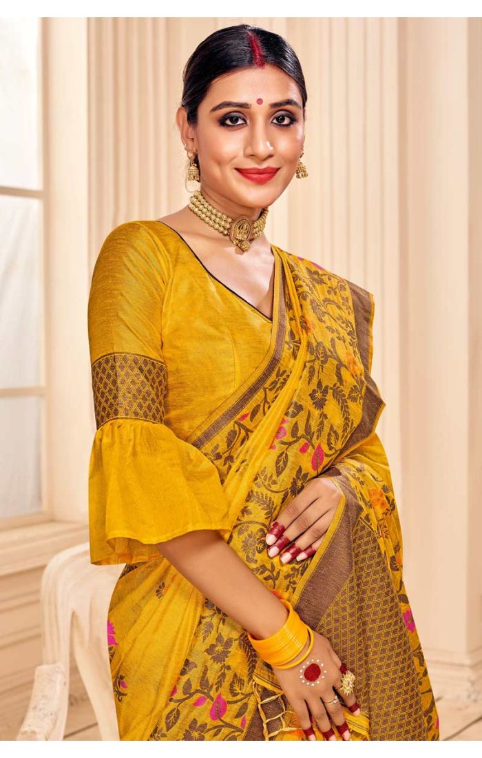 mustard-banarasi-silk-saree-withmustard-banarasi-silk-blouse-srev2113