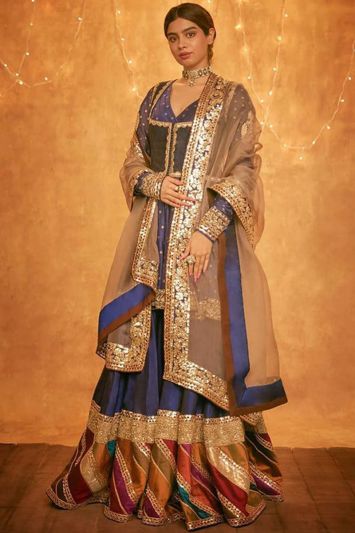 Buy For Bride Heay Designer Sharara Suit in Multi Color