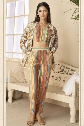 Premium Silk Designer Pant Suit