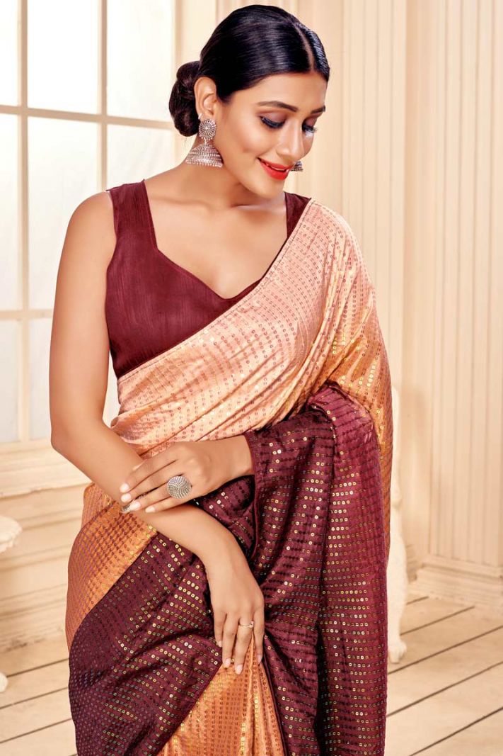dual-tone-half-and-half-rust-art-silk-saree-with-art-silk-blouse-srev2108